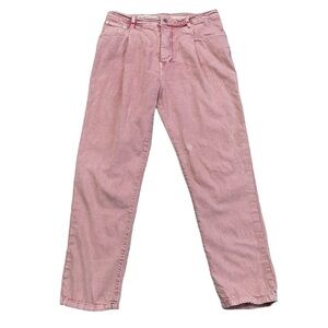 Pilcro and the Letterpress by Anthropologie Jeans Women's 27 Pink Denim Buttons